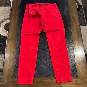 THE LIMITED Exact Stretch Pants | Women’s 4 (31x27.5) | Red Skinny Ankle